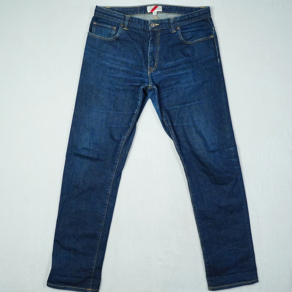 Best Made Co Mens Selvedge Denim Jeans Size 36x34 Dark Indigo Straight Leg